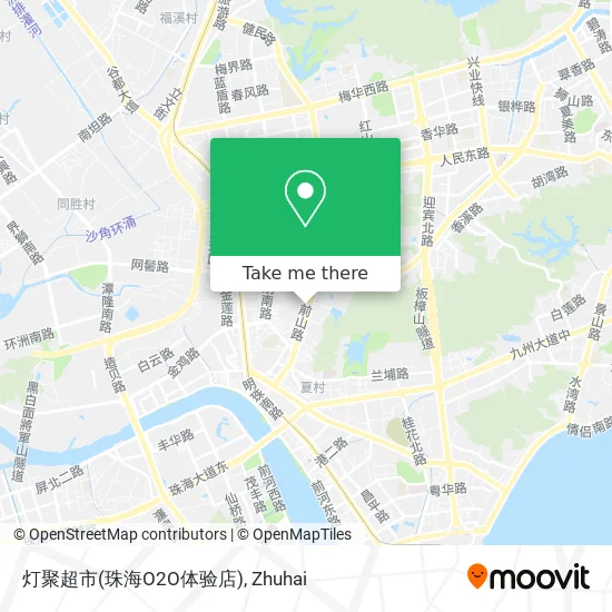 灯聚超市(珠海O2O体验店) map
