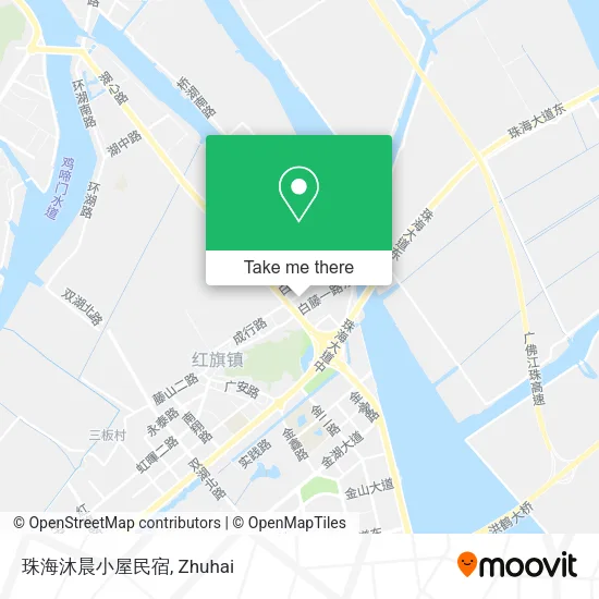 珠海沐晨小屋民宿 map