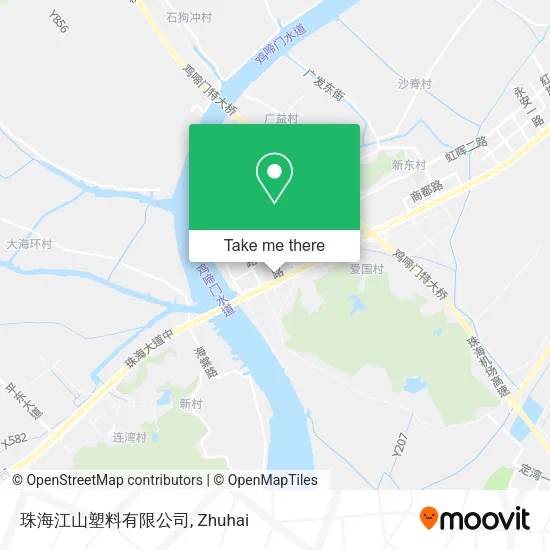 珠海江山塑料有限公司 map