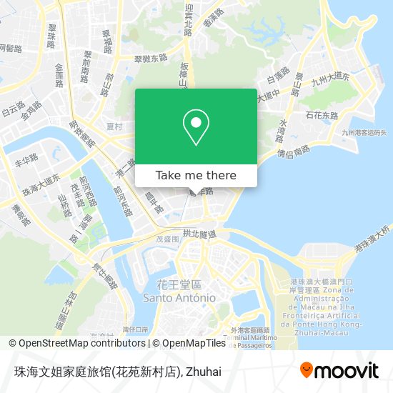 珠海文姐家庭旅馆(花苑新村店) map