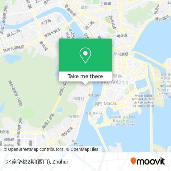 水岸华都2期(西门) map