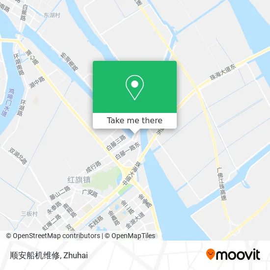顺安船机维修 map