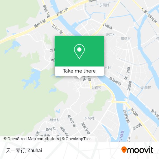 天一琴行 map