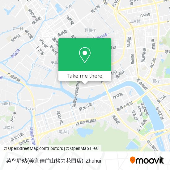 菜鸟驿站(美宜佳前山格力花园店) map