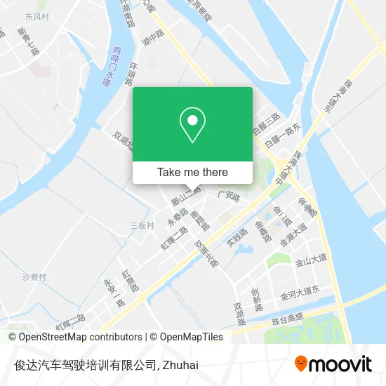俊达汽车驾驶培训有限公司 map