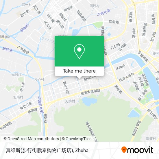 真维斯(步行街鹏泰购物广场店) map