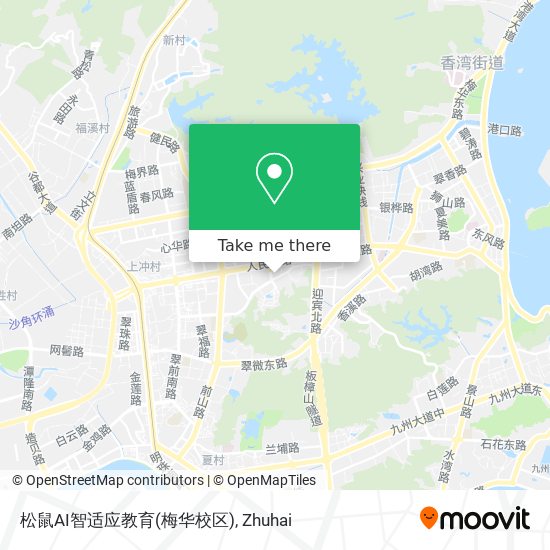 松鼠AI智适应教育(梅华校区) map