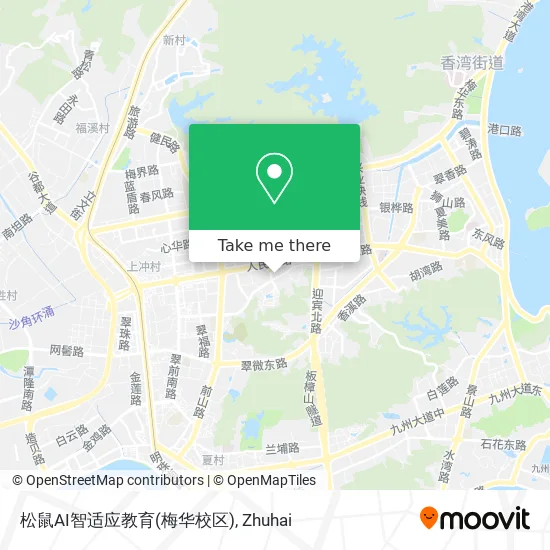 松鼠AI智适应教育(梅华校区) map