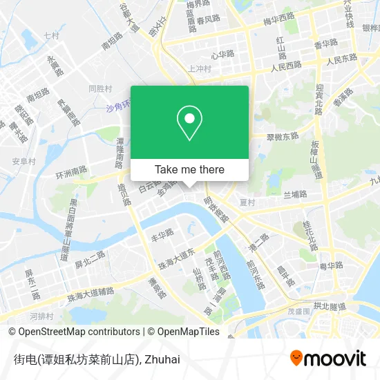 街电(谭姐私坊菜前山店) map