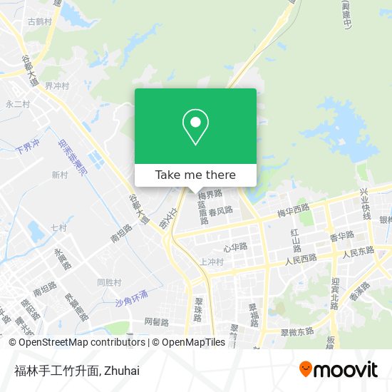福林手工竹升面 map