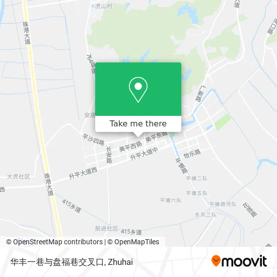 华丰一巷与盘福巷交叉口 map