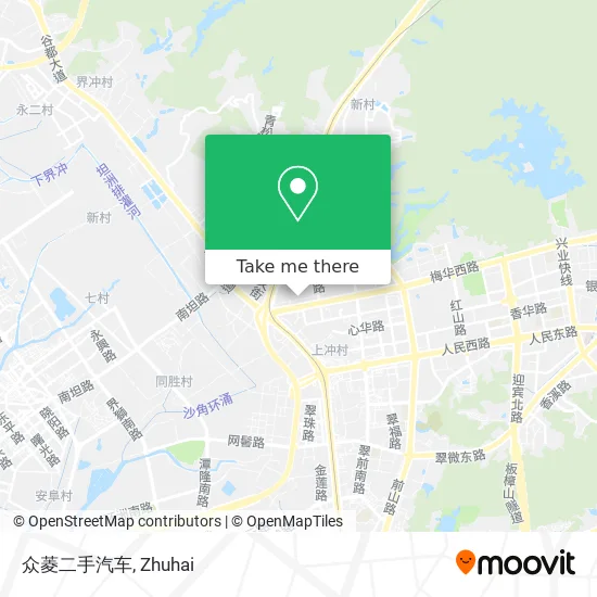 众菱二手汽车 map