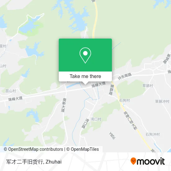 军才二手旧货行 map