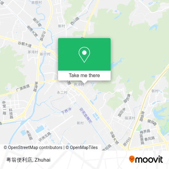 粤翁便利店 map