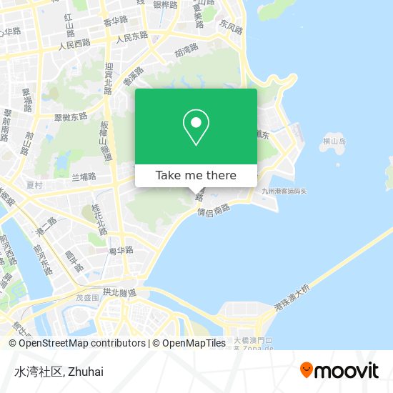 水湾社区 map