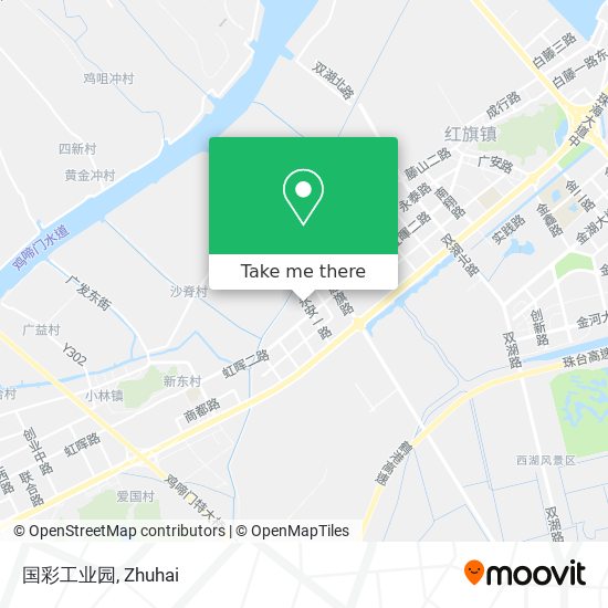 国彩工业园 map