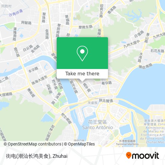 街电(潮汕长鸿美食) map