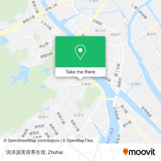 润泽源美容养生馆 map