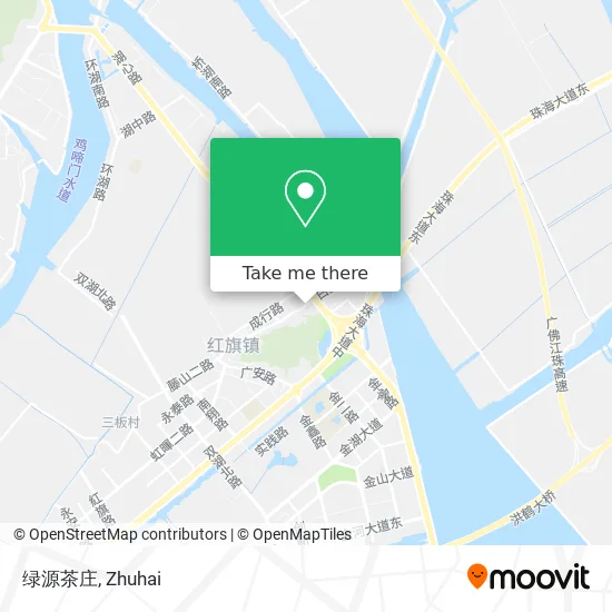 绿源茶庄 map