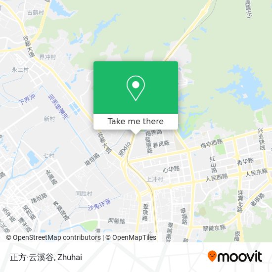 正方·云溪谷 map