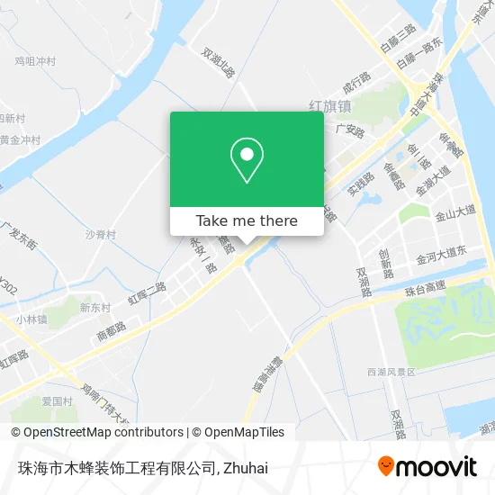 珠海市木蜂装饰工程有限公司 map