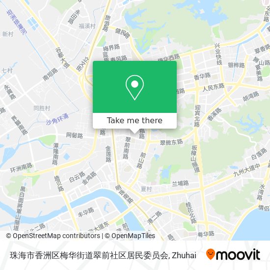 珠海市香洲区梅华街道翠前社区居民委员会 map