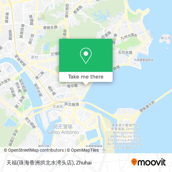 天福(珠海香洲拱北水湾头店) map