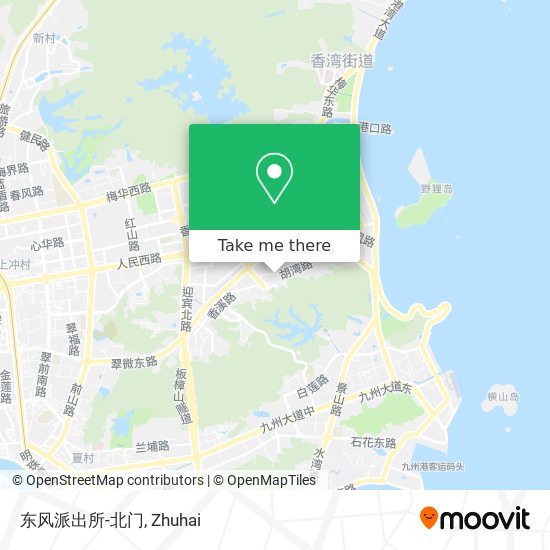 东风派出所-北门 map