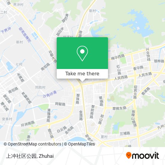 上冲社区公园 map