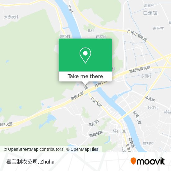 嘉宝制衣公司 map