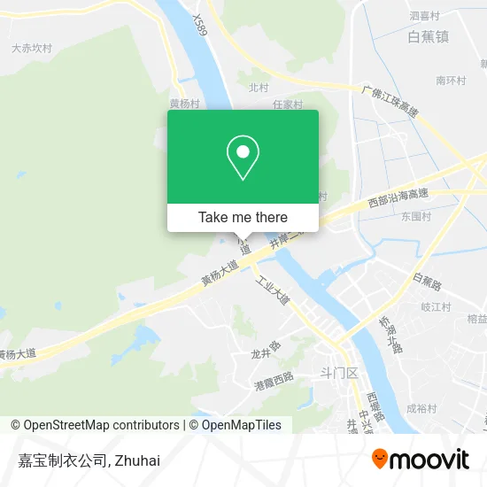 嘉宝制衣公司 map