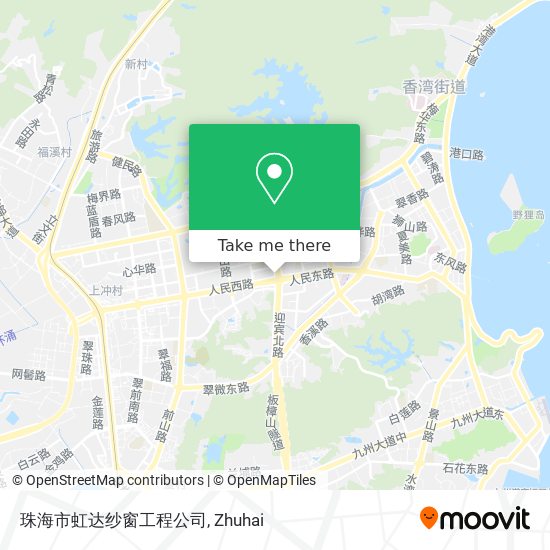 珠海市虹达纱窗工程公司 map