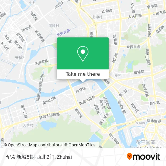 华发新城5期-西北2门 map