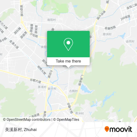 美溪新村 map