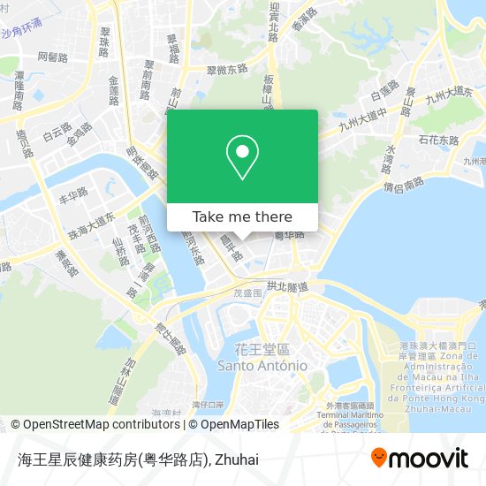 海王星辰健康药房(粤华路店) map