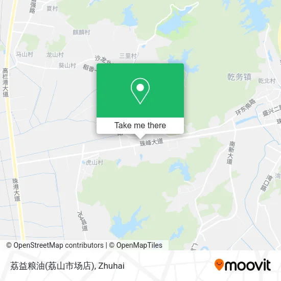 荔益粮油(荔山市场店) map