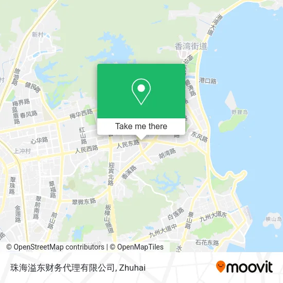 珠海溢东财务代理有限公司 map