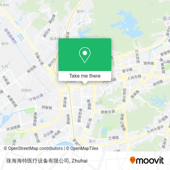 珠海海特医疗设备有限公司 map