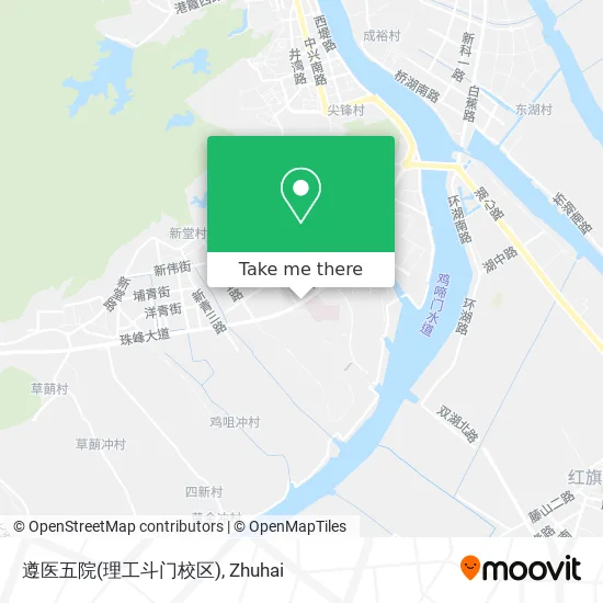 遵医五院(理工斗门校区) map