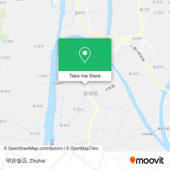 明庆饭店 map