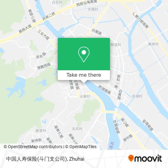 中国人寿保险(斗门支公司) map