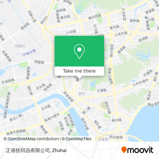 正港纺织品有限公司 map
