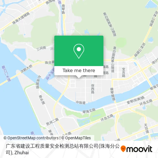 广东省建设工程质量安全检测总站有限公司(珠海分公司) map