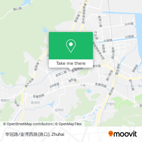 华冠路/金湾西路(路口) map