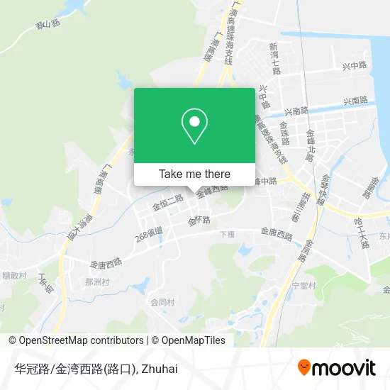 华冠路/金湾西路(路口) map