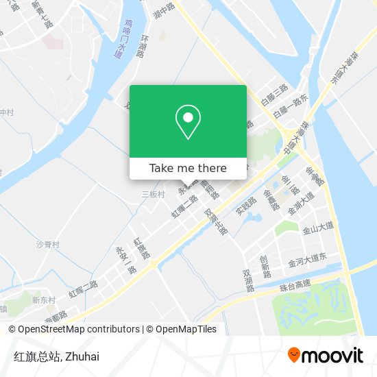 红旗总站 map