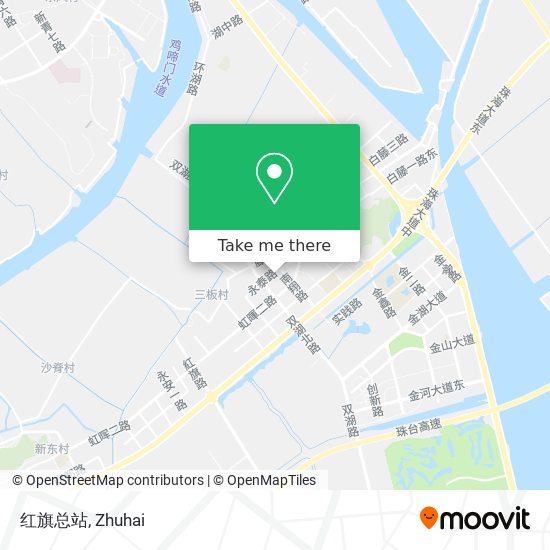 红旗总站 map