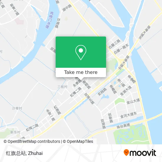 红旗总站 map
