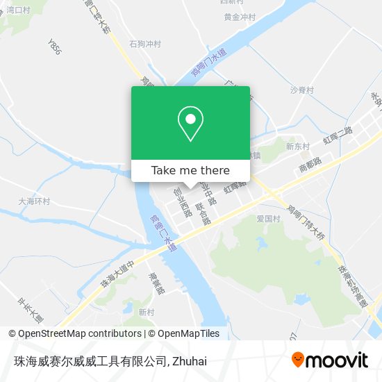 珠海威赛尔威威工具有限公司 map