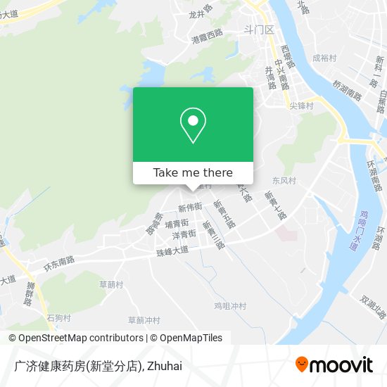 广济健康药房(新堂分店) map